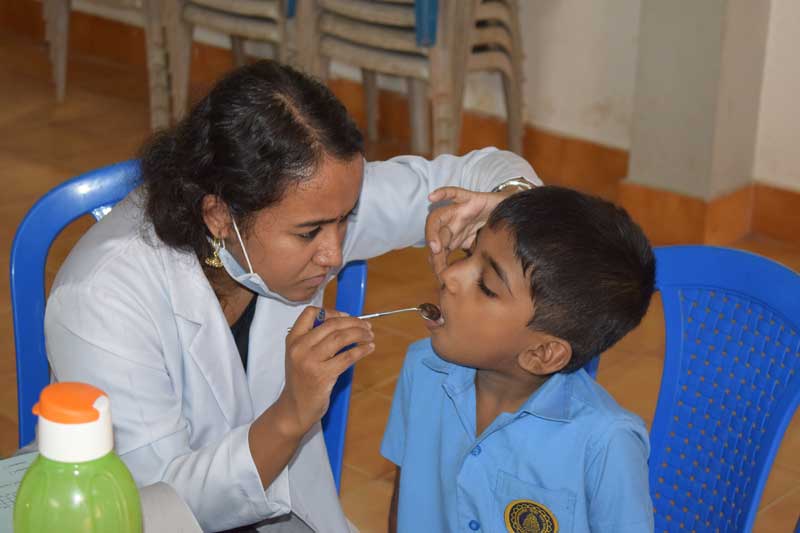 dental-camp - bhavans kodunganoor trivandrum