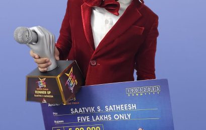 SAATVIK SATHEESH ( Runner-up in Asianet STAR SINGER  – Junior Season -3)